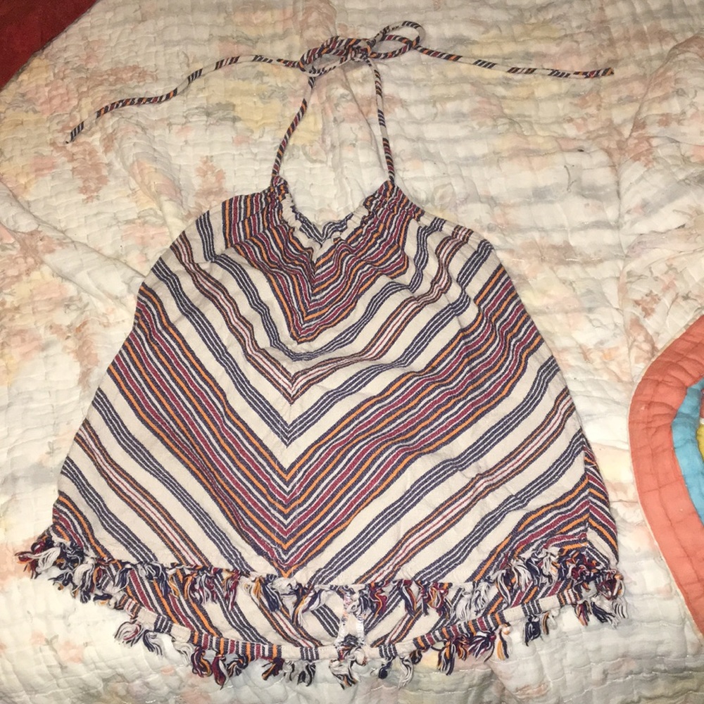 Linen draw string top size:S